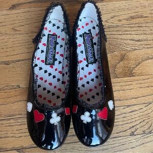 Funtasma Contessa Alice in Wonderland Court Shoes Dress Alice 12 Hearts Size 8